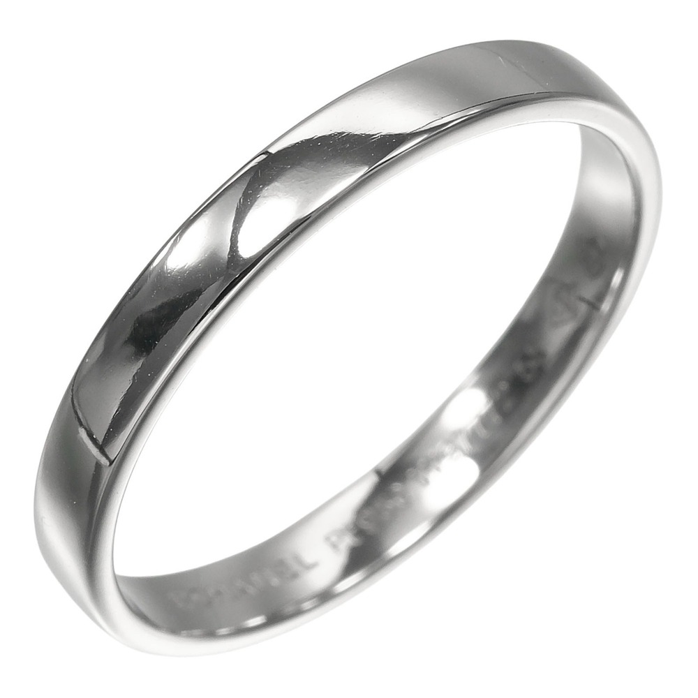Chanel John Eternal Ring, Size 14, Platinum 950, Approx. 3.23g.